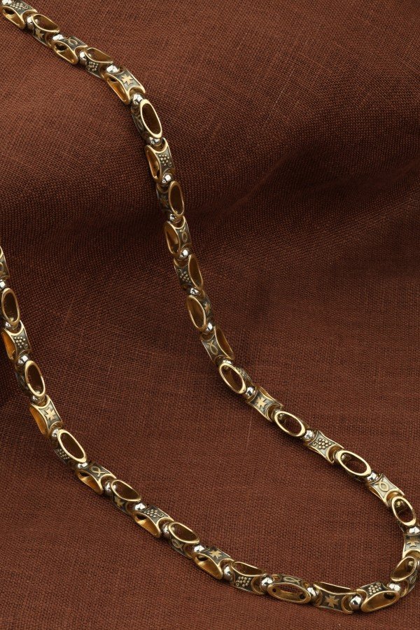 Цепь из лимонного золота