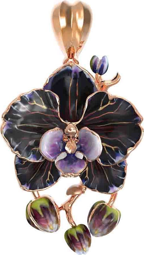 Подвеска из золота c эмалью