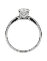 Кольцо из белого золота c бриллиантами