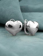 Серьги из белого золота