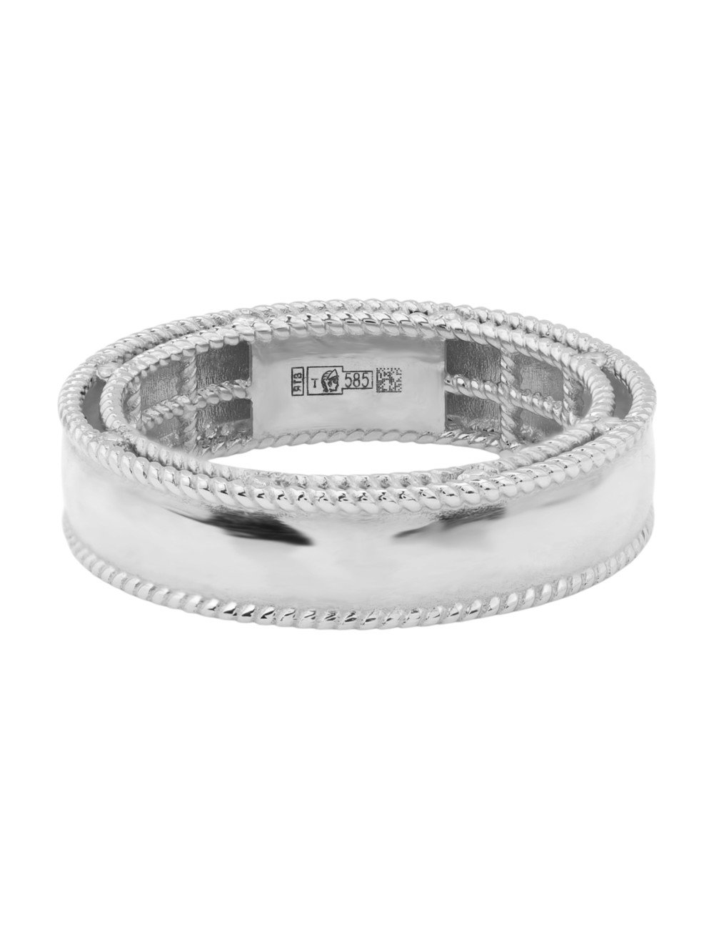 Кольцо из белого золота c бриллиантами