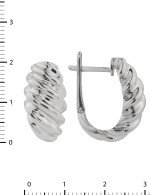 Серьги из белого золота