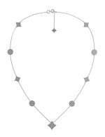 Колье из белого золота c бриллиантами