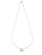 Колье из золота c бриллиантами, изумрудом и перламутром