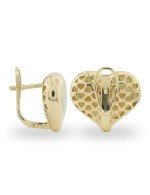 Серьги из лимонного золота