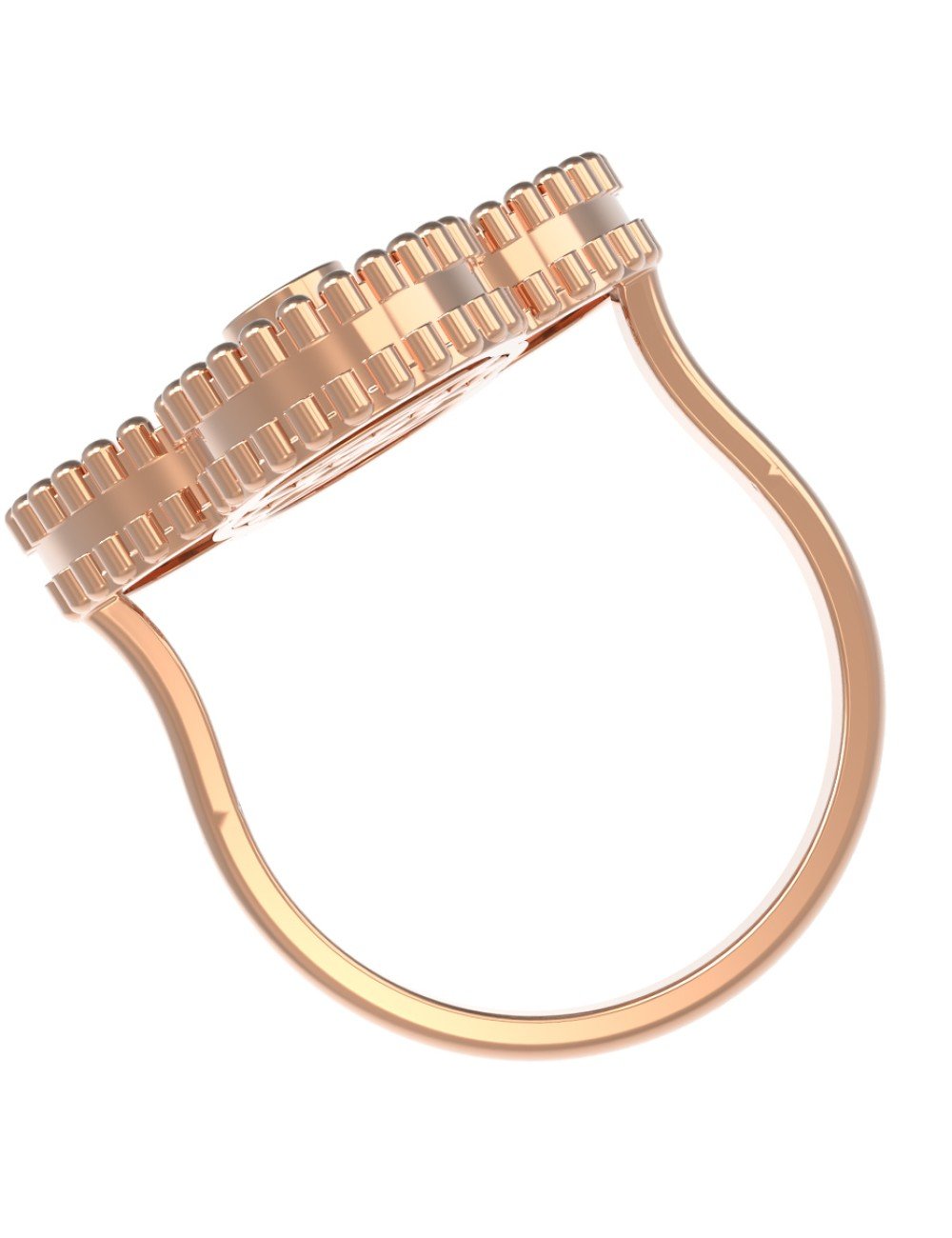 Кольцо из золота c бриллиантами и ониксом