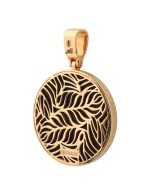 Подвеска из золота c эбеновым деревом