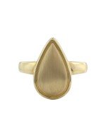 Кольцо из лимонного золота