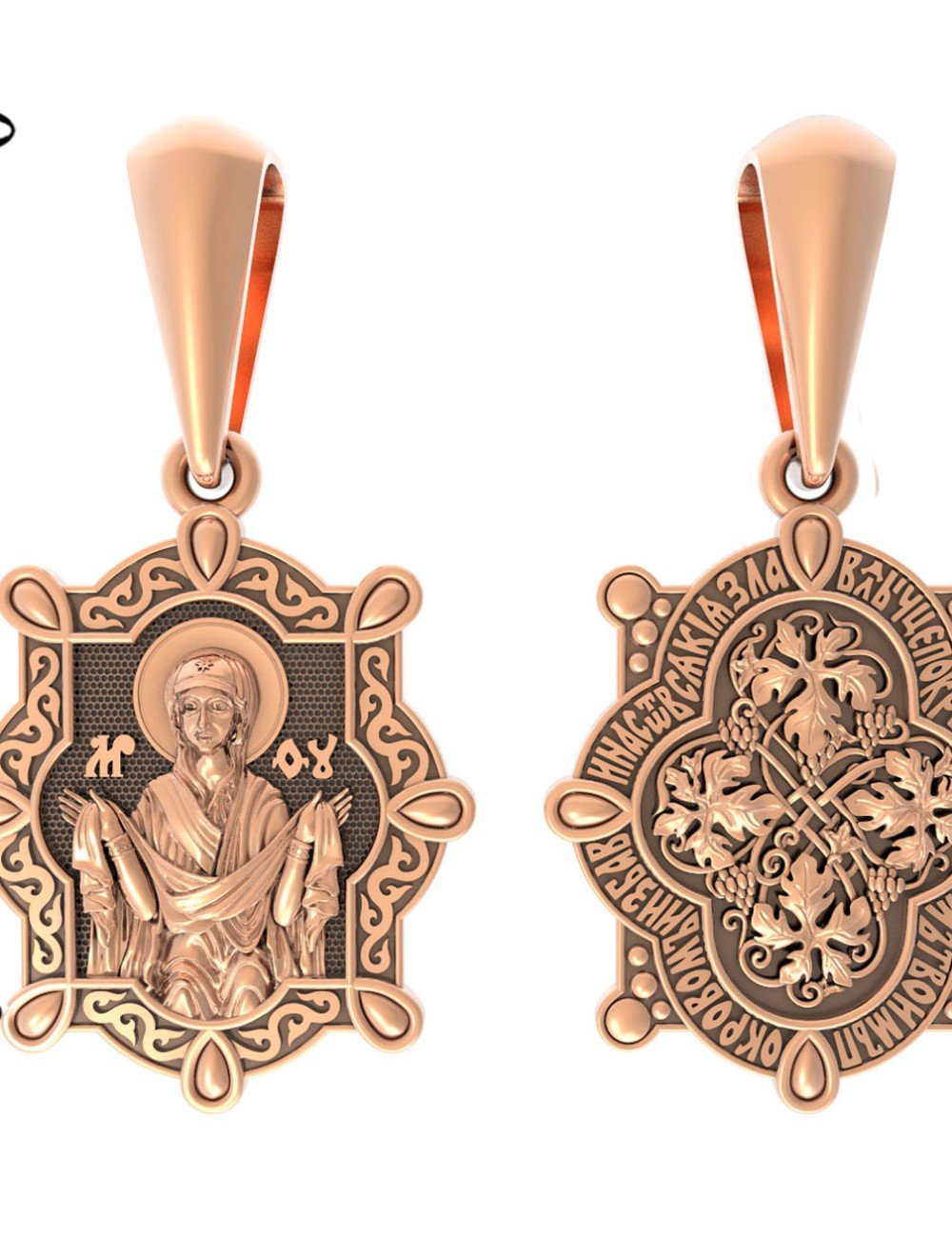 Образок из золота