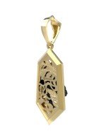 Подвеска из лимонного золота