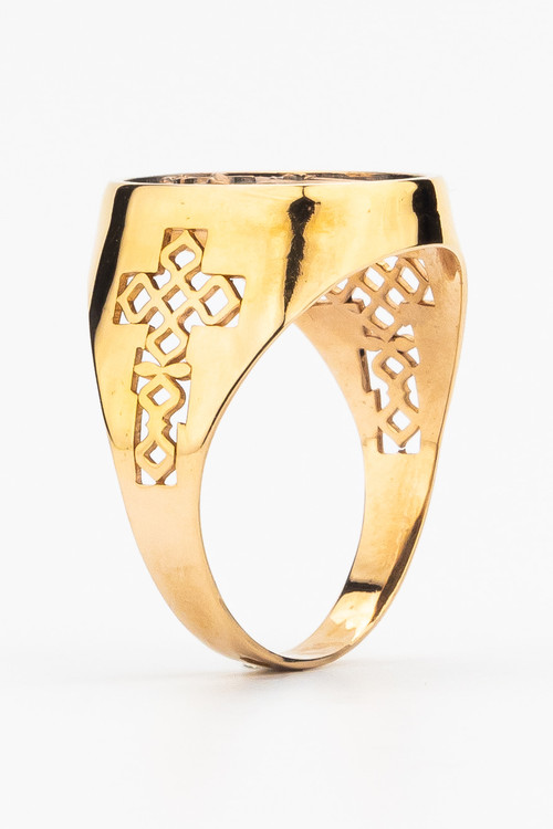 Кольцо из красного золота 585 пробы