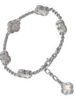 Браслет из белого золота c перламутром