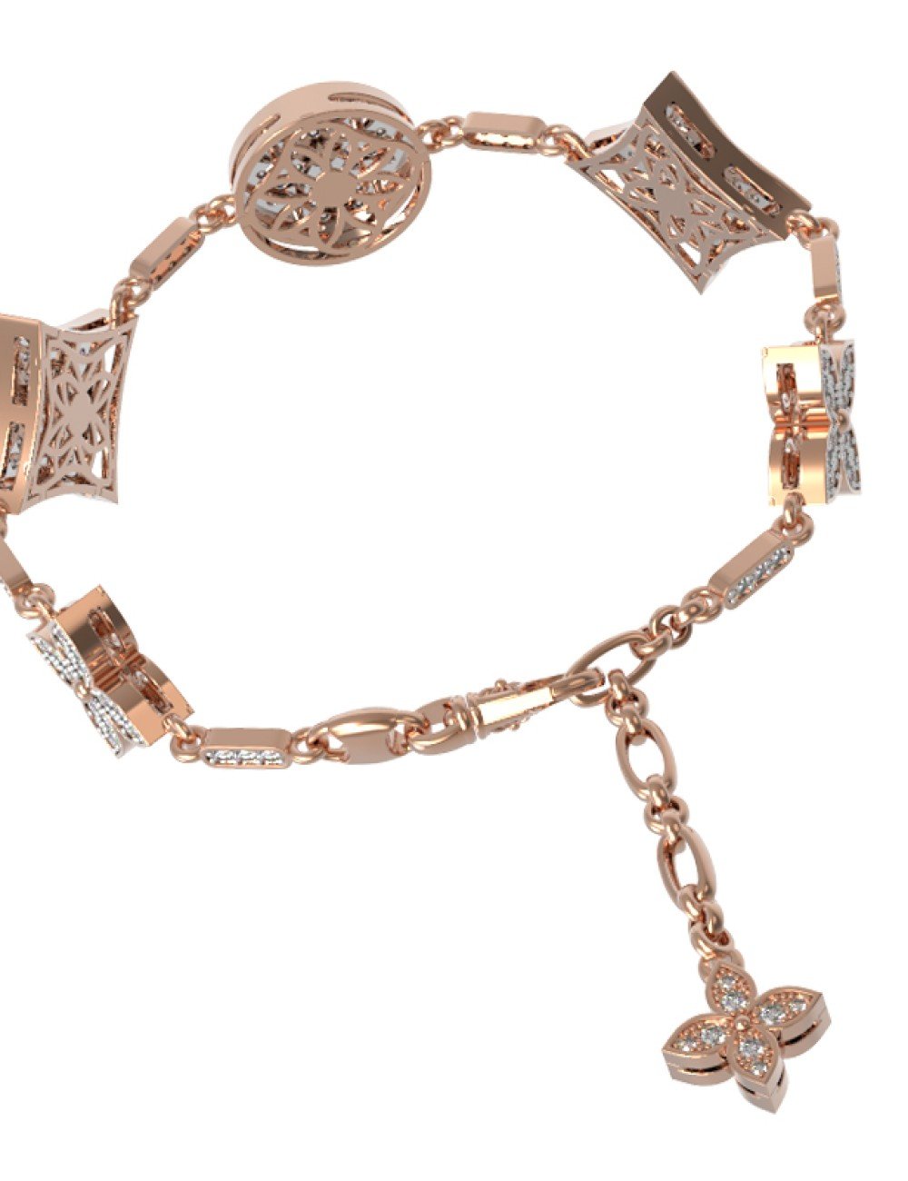 Браслет из золота c бриллиантами