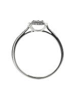 Кольцо из белого золота c бриллиантами