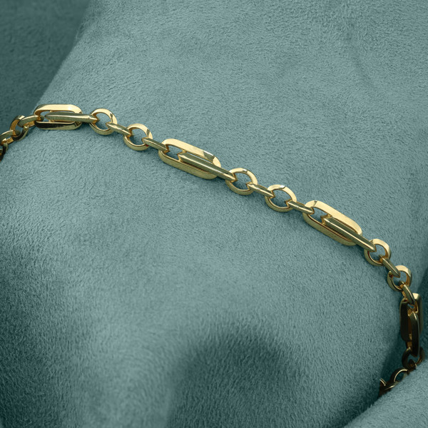 Браслет из лимонного золота 585 пробы