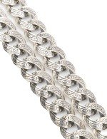 Браслет из серебра и золота c рубином