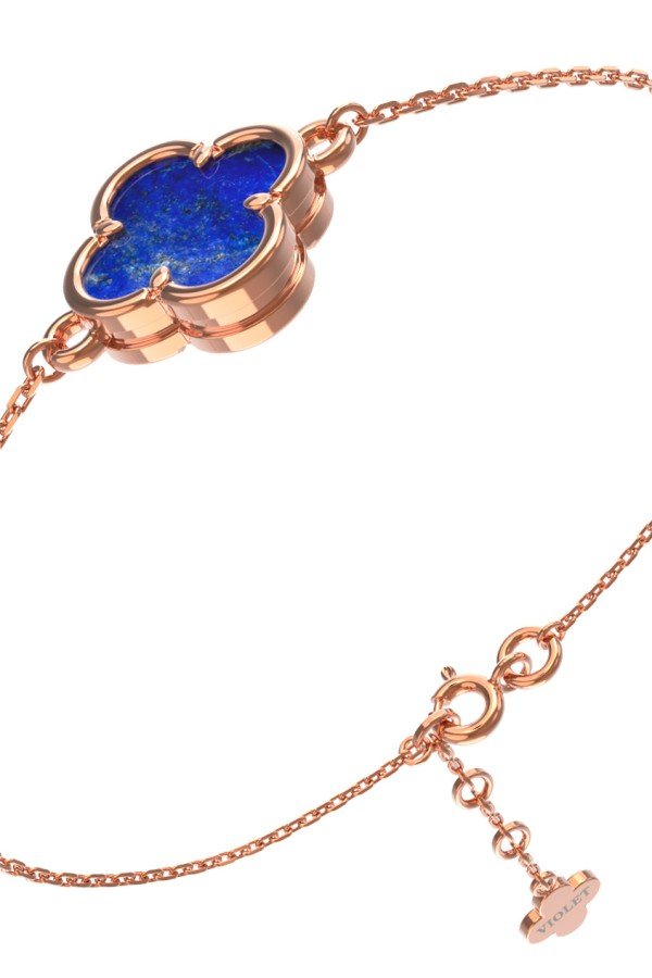 Браслет из золота c лазуритом