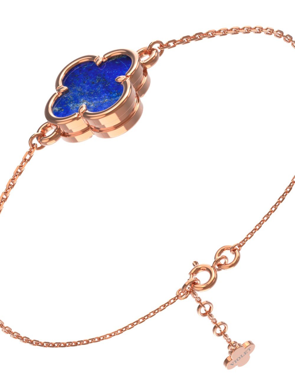 Браслет из золота c лазуритом