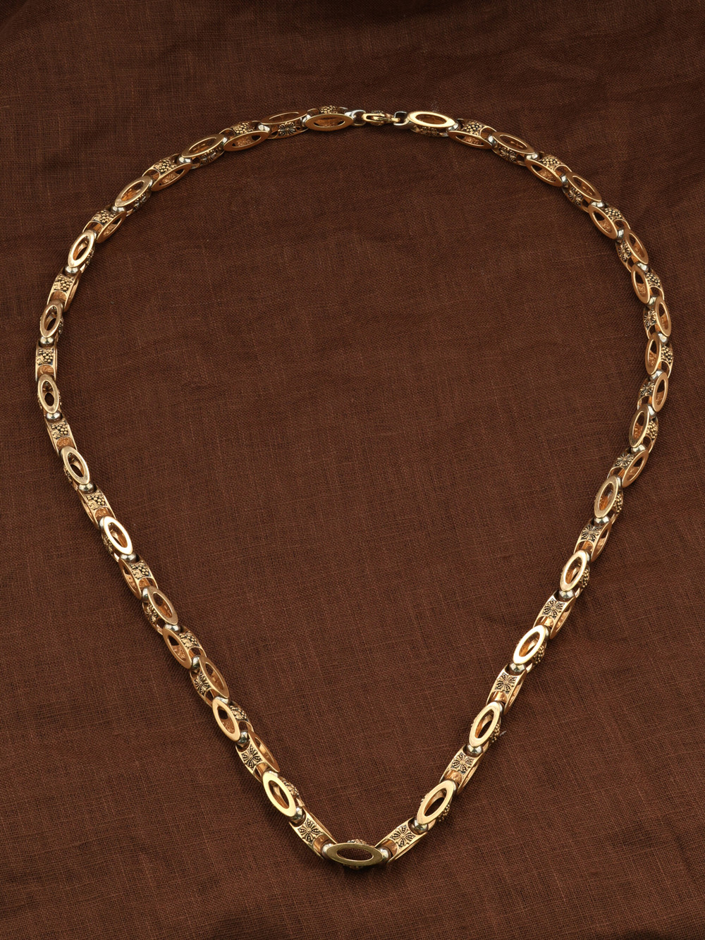 Цепь из красного золота 585 пробы