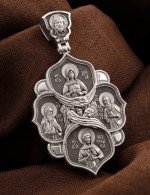 Образок из белого золота