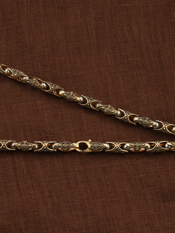 Цепь из красного золота 585 пробы