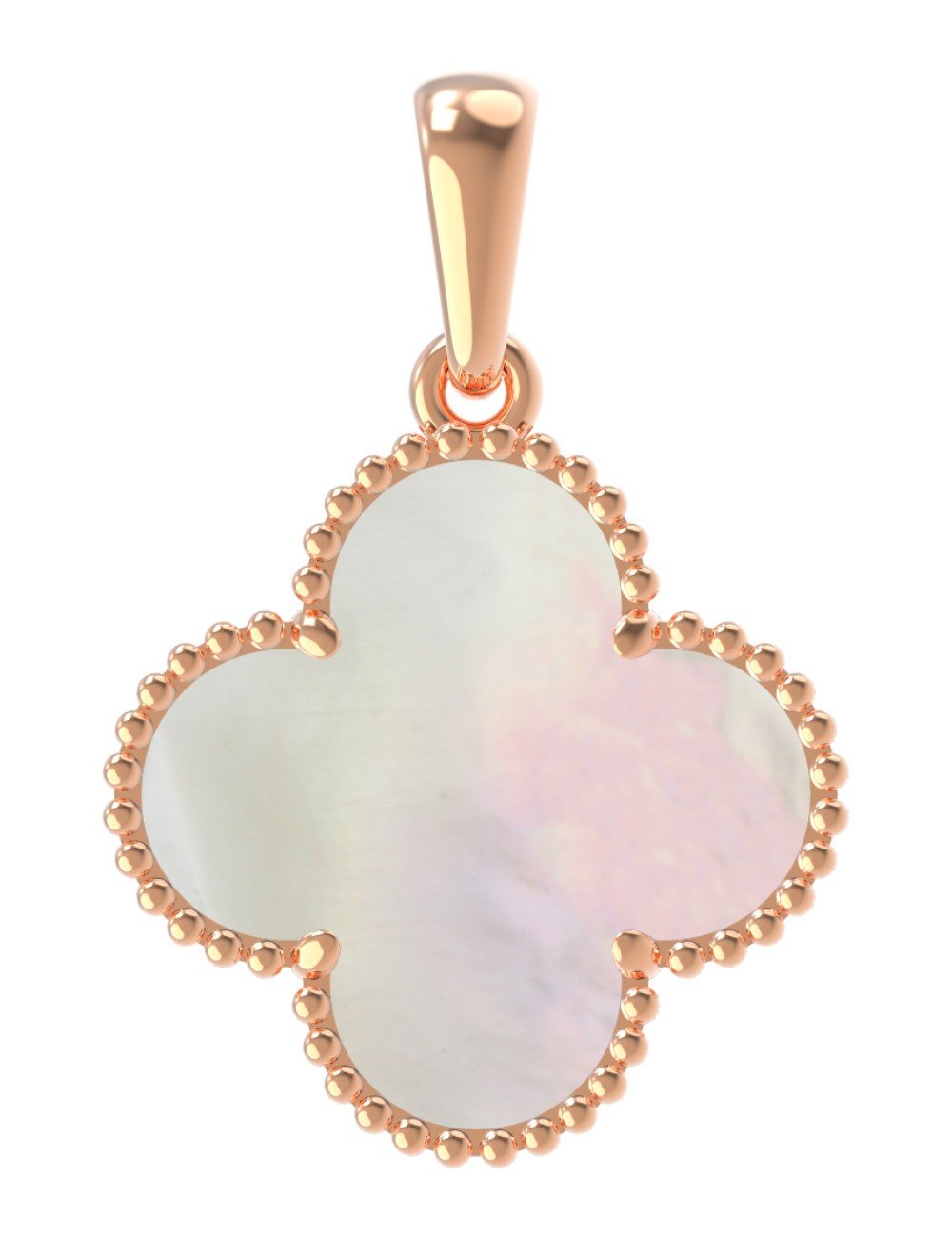 Подвеска из золота c перламутром