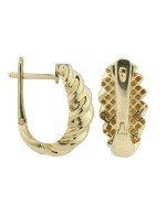 Серьги из лимонного золота