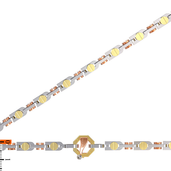 Цепь из белого золота 585 пробы