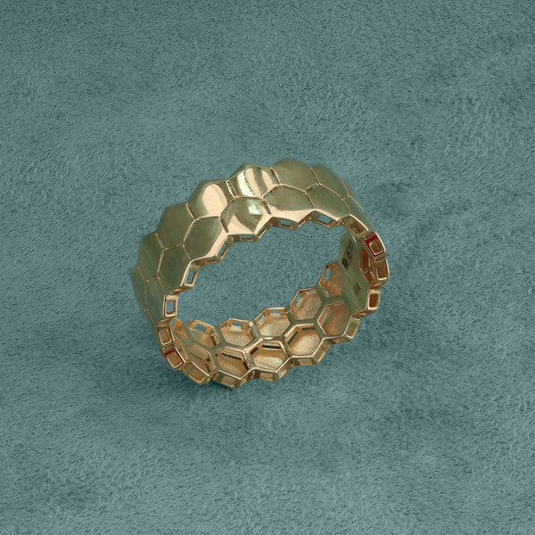 Кольцо из красного золота 585 пробы