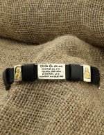 Браслет из серебра и золота c кожаным шнурком