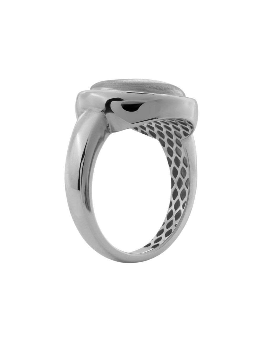 Кольцо из белого золота