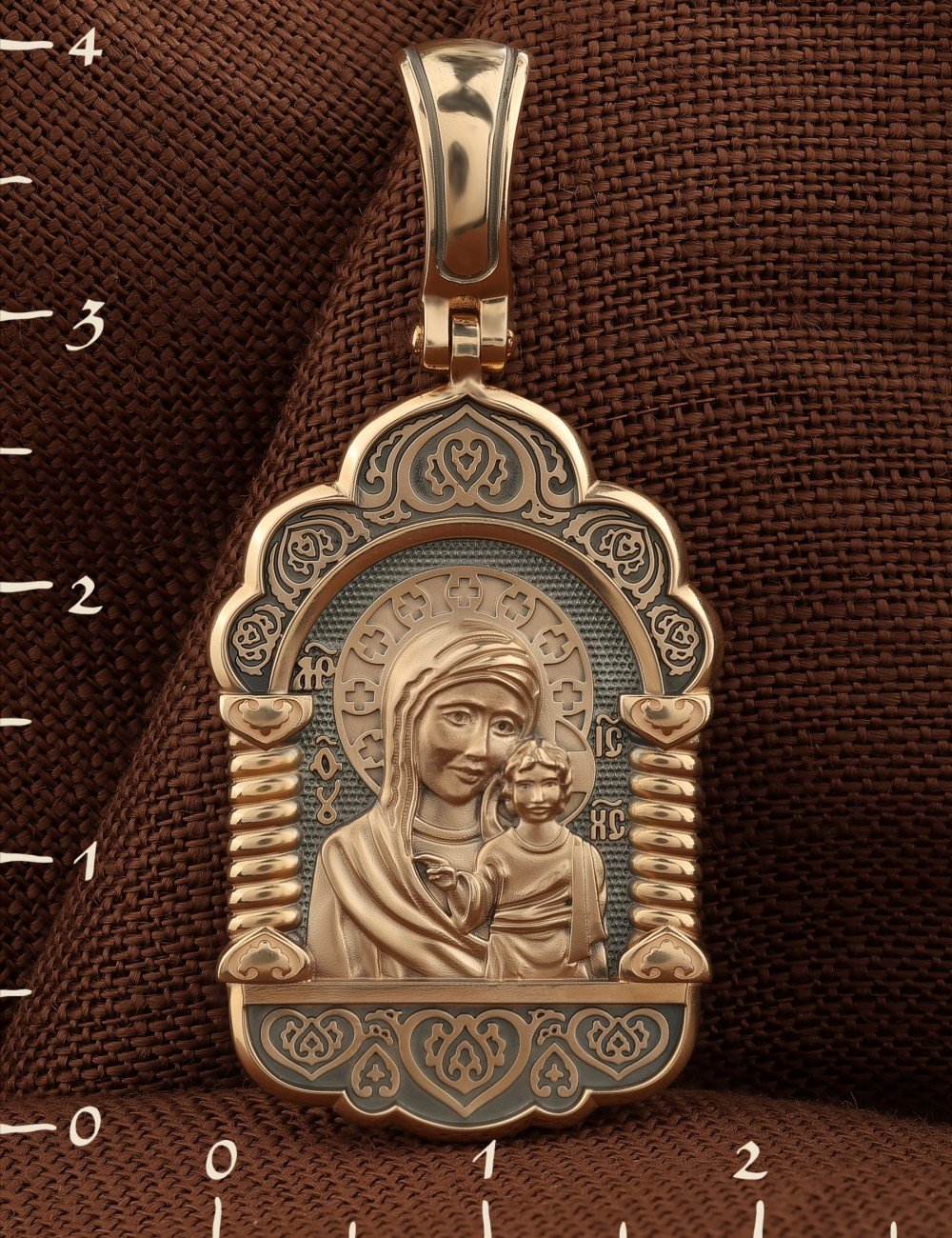 Образок из золота