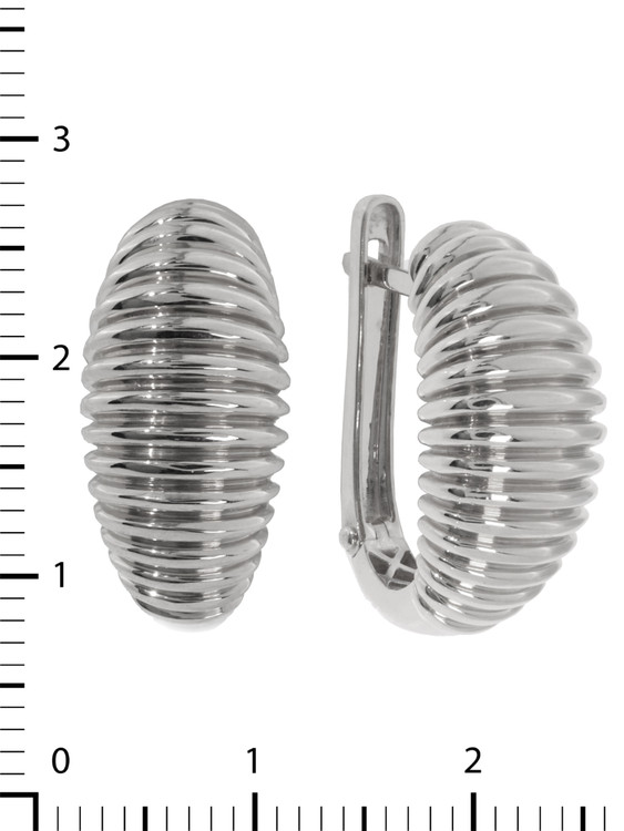 Серьги из белого золота 585 пробы