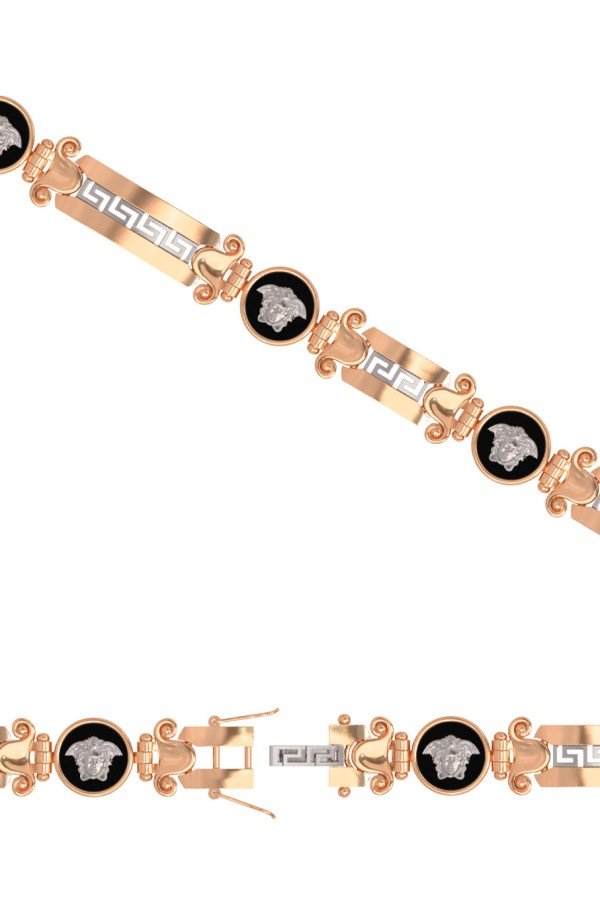 Браслет из золота c ониксом