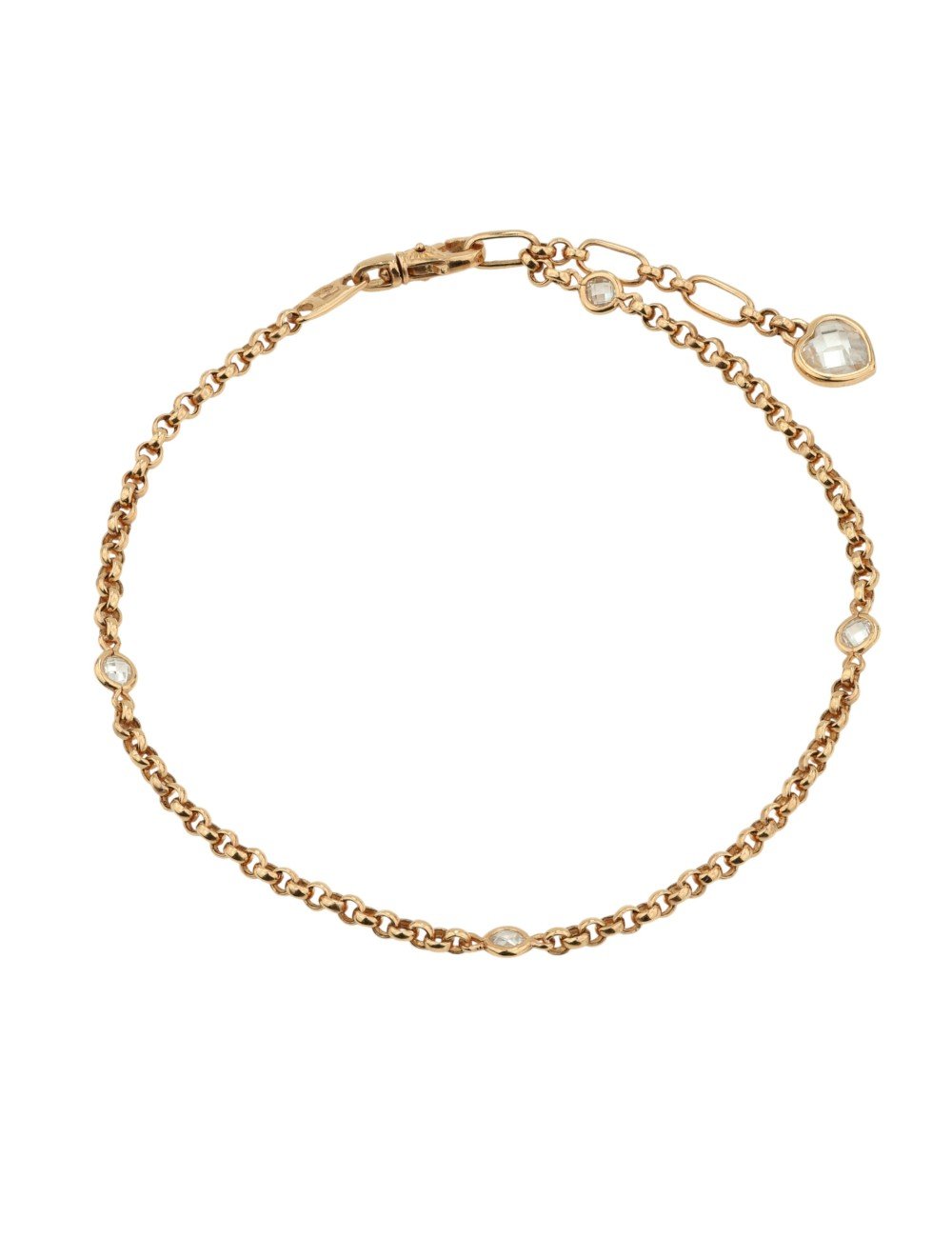 Браслет из золота c фианитом