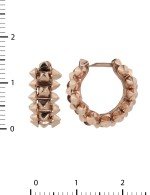 Серьги из розового золота