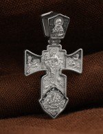 Крест из белого золота