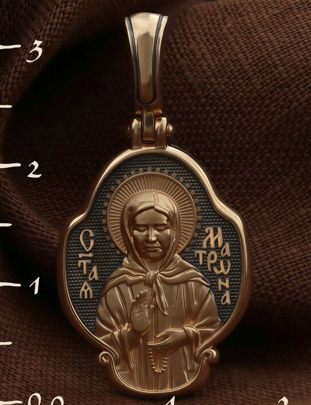 Образок из золота