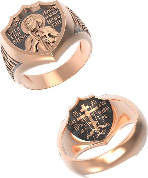 Кольцо из красного золота 585 пробы