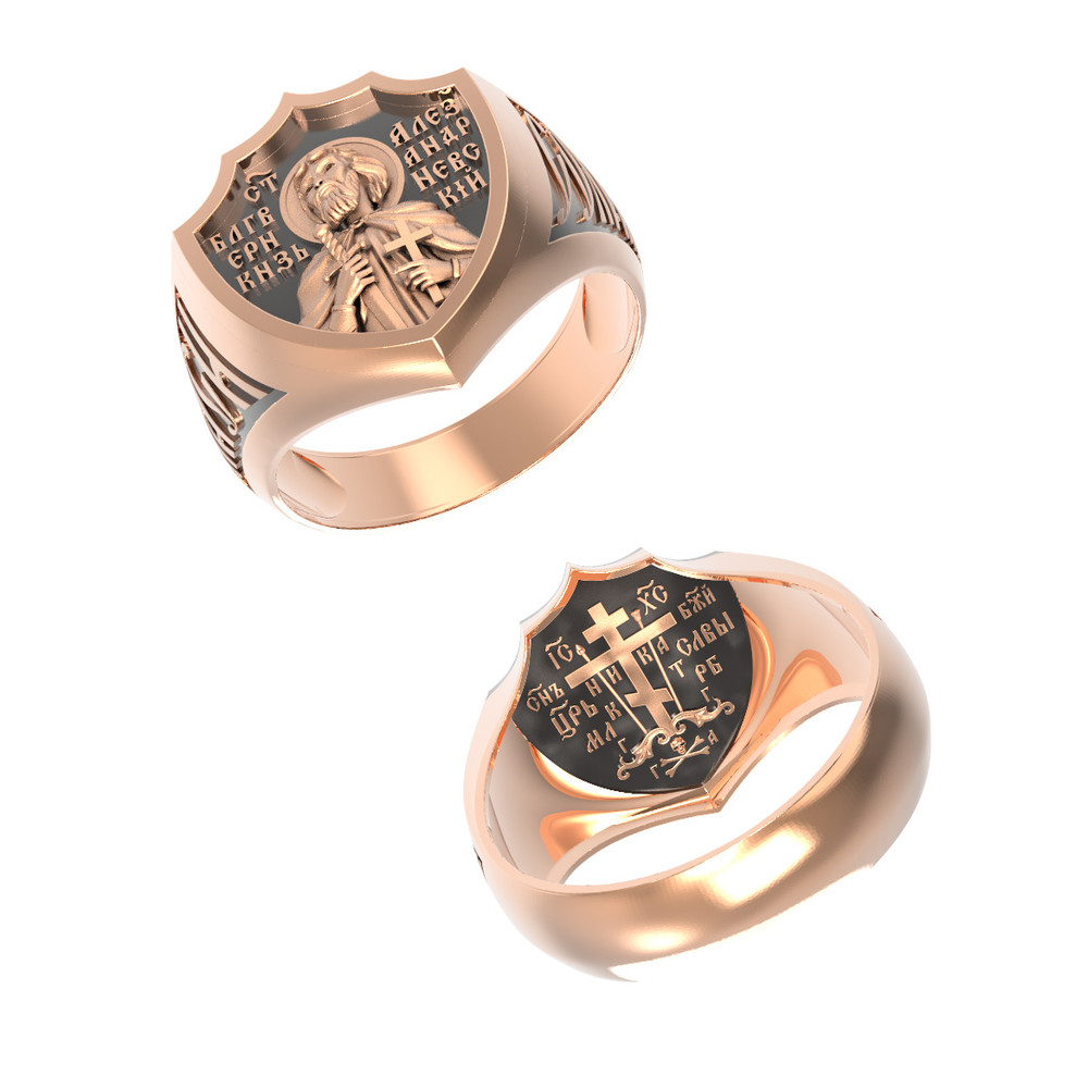 Кольцо из красного золота 585 пробы