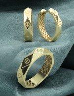 Кольцо из лимонного золота