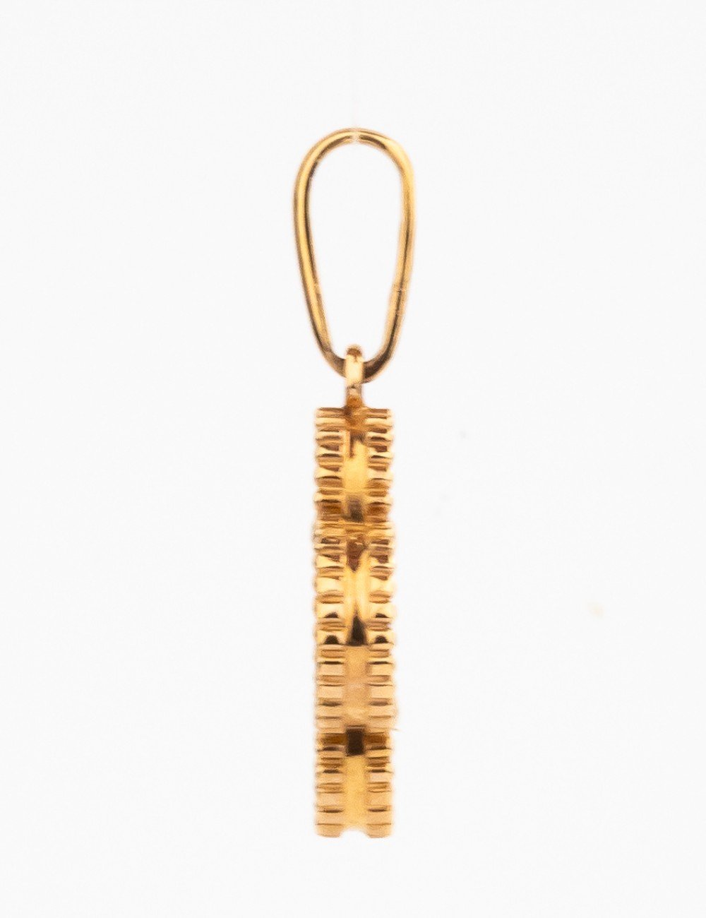 Подвеска из золота c малахитом