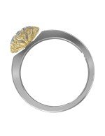 Кольцо из белого золота c бриллиантами