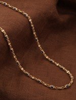 Цепь из золота c лазуритом