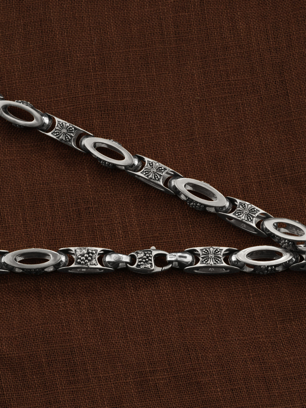 Цепь из белого золота 585 пробы