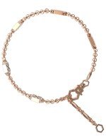 Браслет из золота c лазуритом, малахитом и перламутром