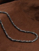 Цепь из белого золота