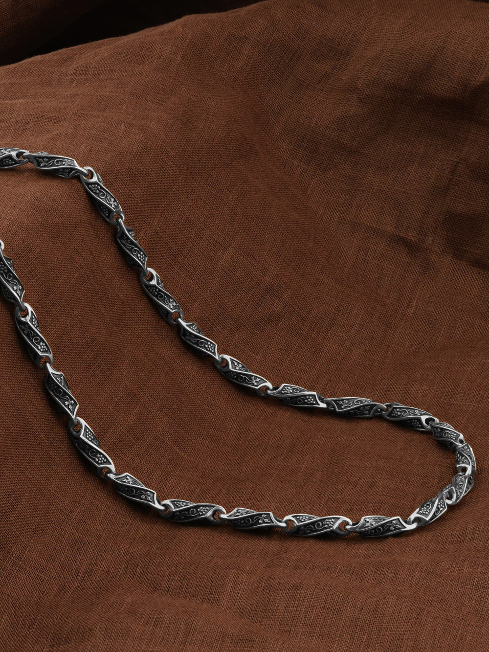 Цепь из белого золота 585 пробы