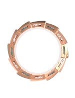 Кольцо из золота c бриллиантами и малахитом