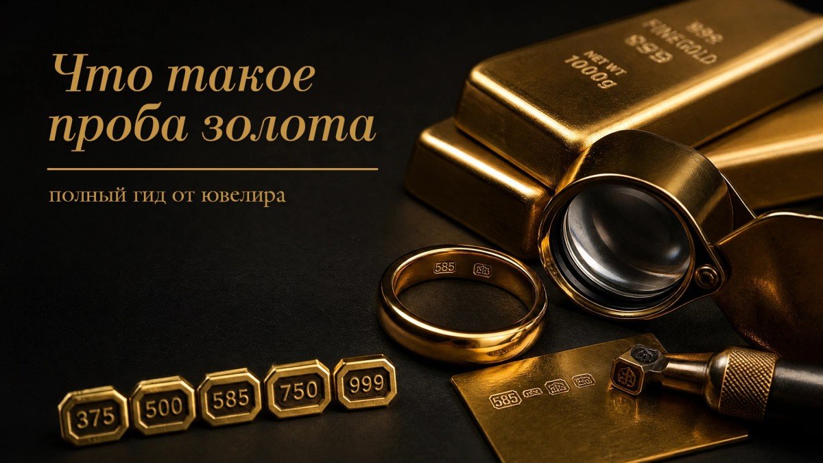 Что такое проба золота: 375, 500, 585, 750, 999 — полный гид от ювелира